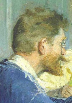 Peder Severin Kroyer Painting - Autorretrato del pintor 1893 Peder Severin Kroyer